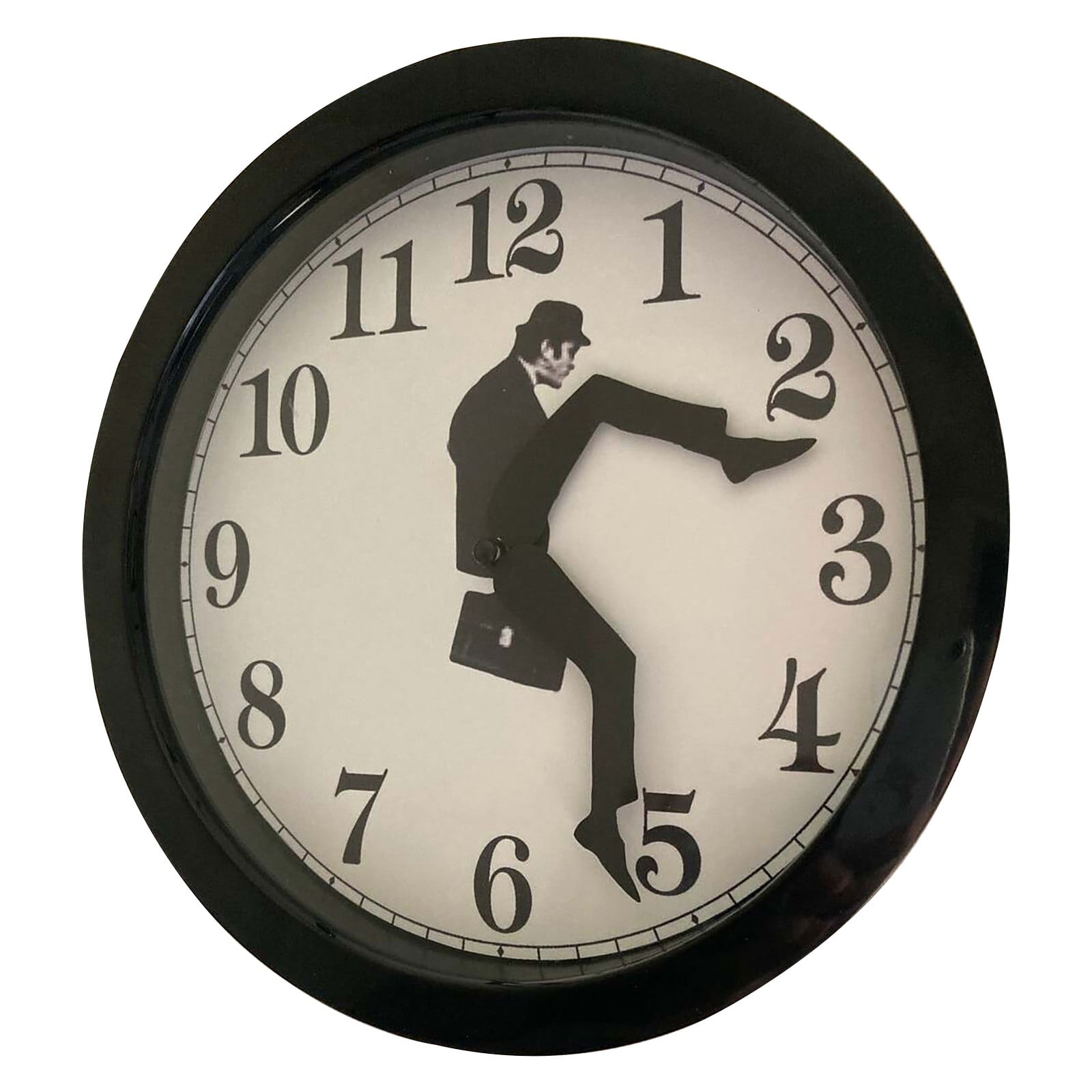 Apepal Silly Walk Wall Clock Creative Wall Clock Artwork Sweep Seconds