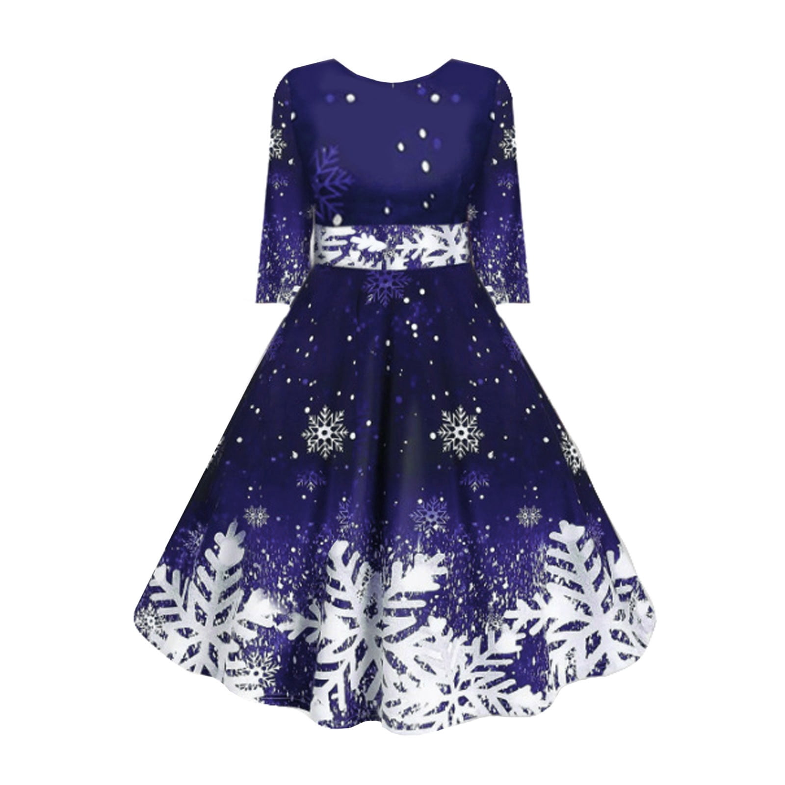 Apepal Womens Christmas Dress Fall Dress for Women Womens 3/4 Sleeve