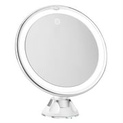Apercolorier 10x Magnifying Mirror with Light –Three Light Modes and Suction Cups – Intelligent Switch - 360 Degree Swivel Join – Smooth and Easy Install.