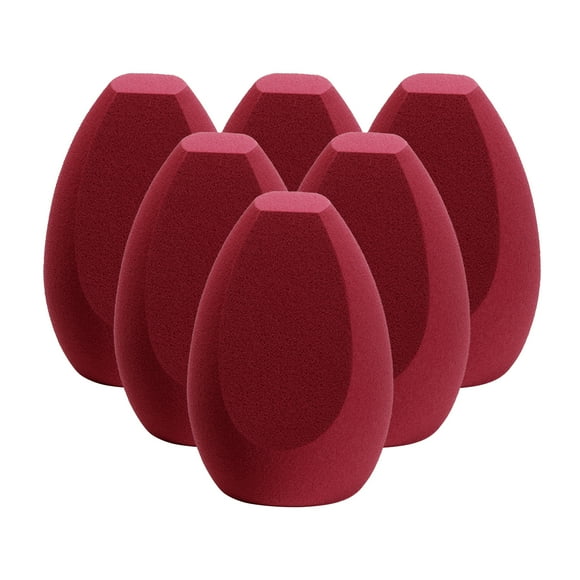 Apercolorier 6pcs Big Beauty Makeup Sponge Blender , Latex Free Sponge (Purple)