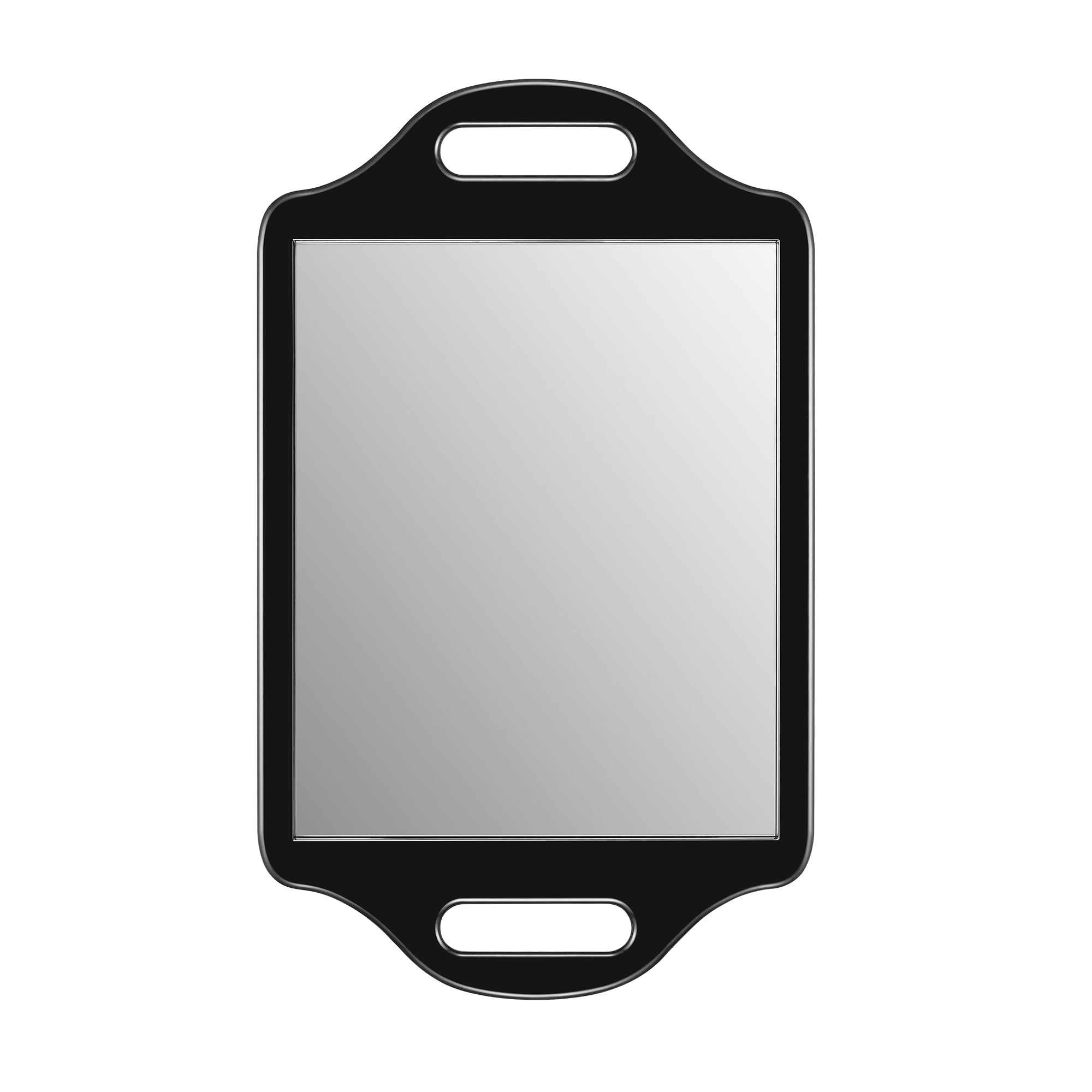 Snowflakes Double Handle Large Hand Mirror Handheld Makeup & Barber