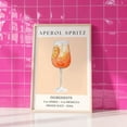 thumbnail image 1 of Aperol Spritz Bar Cart Trendy Wall Print, Aperol Spritz Art Poster, College Dorm Decor Art, Bar Cart Sign, Spritz Recipe Print, Trendy Art Wall Art, Modern Wall Decor, 16x24 UNFRAMED, 1 of 2