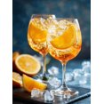 thumbnail image 1 of Aperol Spritz Cocktail Canvas Print Wall Art for Home Bar Kitchen Restaurant Cafe Apartment Decor, 1 of 8