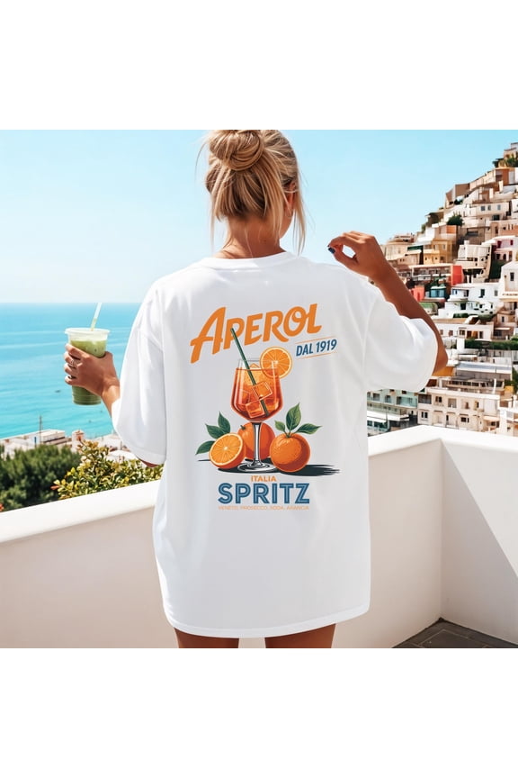Aperol Spritz T-Shirt Unisex, Summer Shirt, Spritz Lover Outfit, Party Shirt, Holiday Vibes, Gift for Aperol Fans
