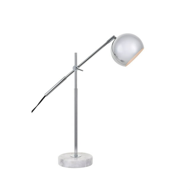 Aperture 1 light chrome Table lamp