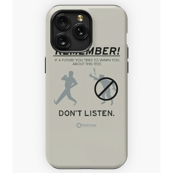 Aperture Science Laboratories Classic Gaming Logo A3659 Phone Case for iPhone 11 to 17 Pro Max