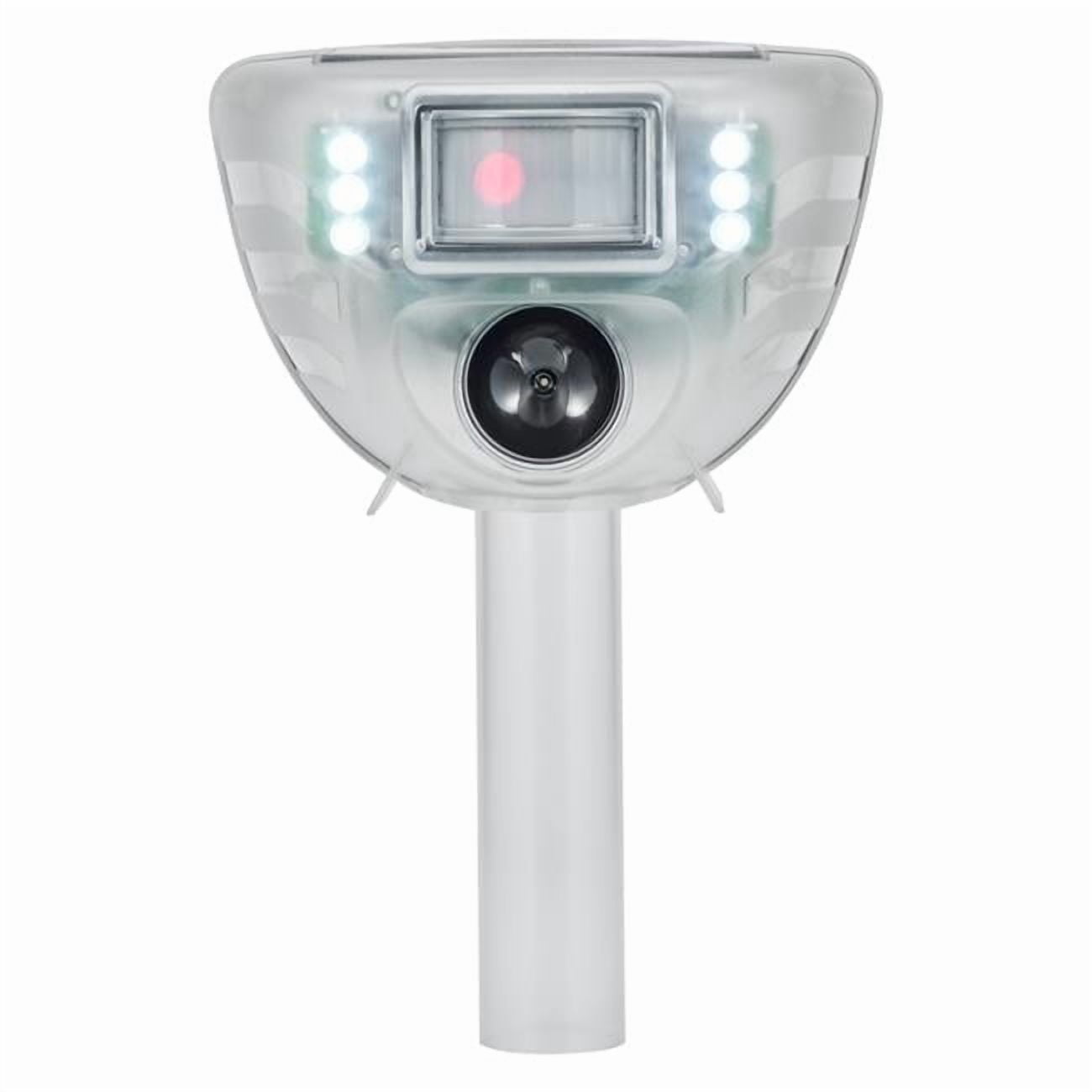 Apesto DP16FA0CC Solar Power Ultrasonic Animal & Pest Repeller - White
