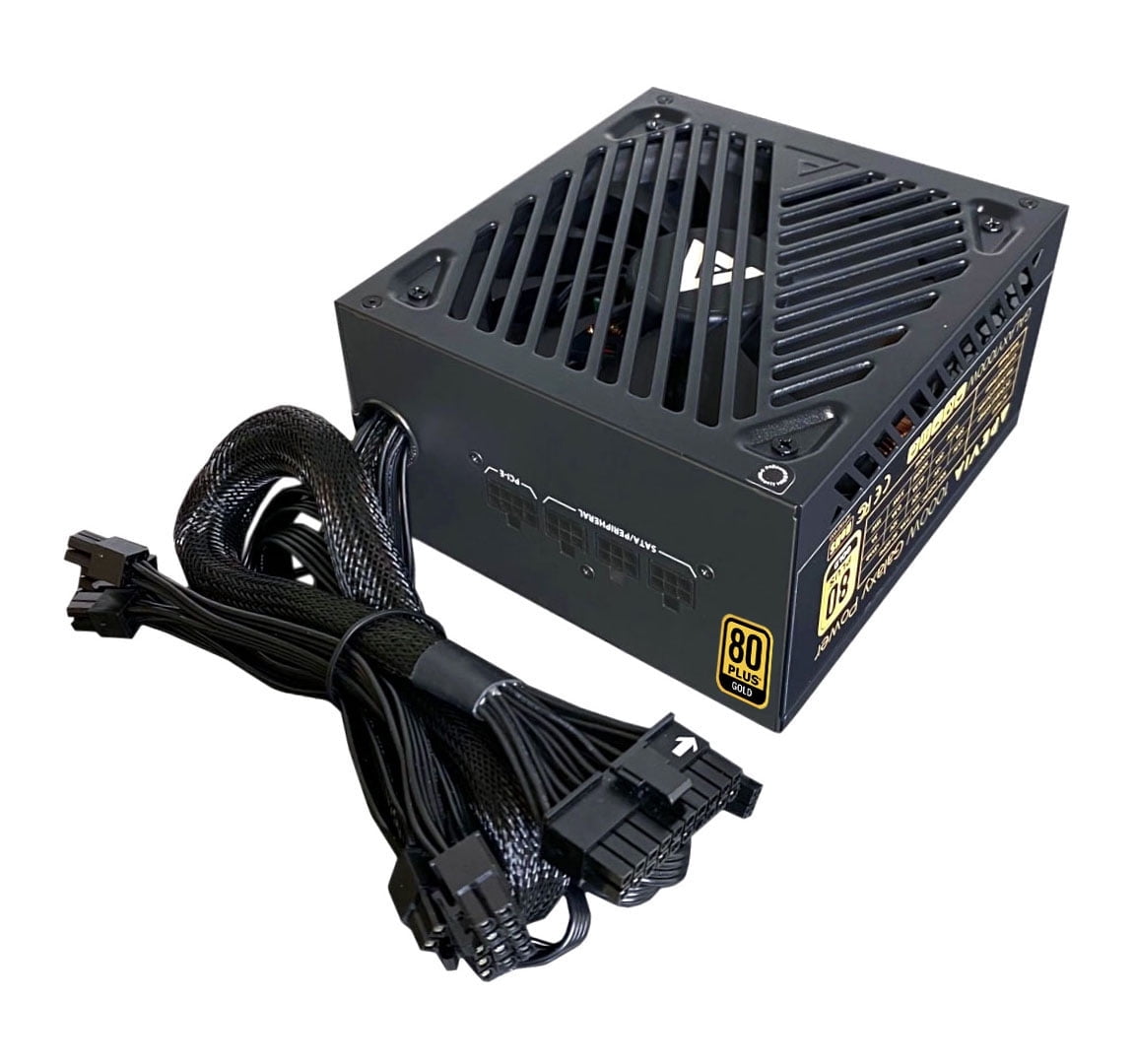 Apevia ATX-GX1000W Galaxy 1000W (No PCIe 5.0 & No Gen 5 12VHPWR Connector) 80+ Gold Certified Active PFC ATX Semi-Modular Gaming Power Supply…
