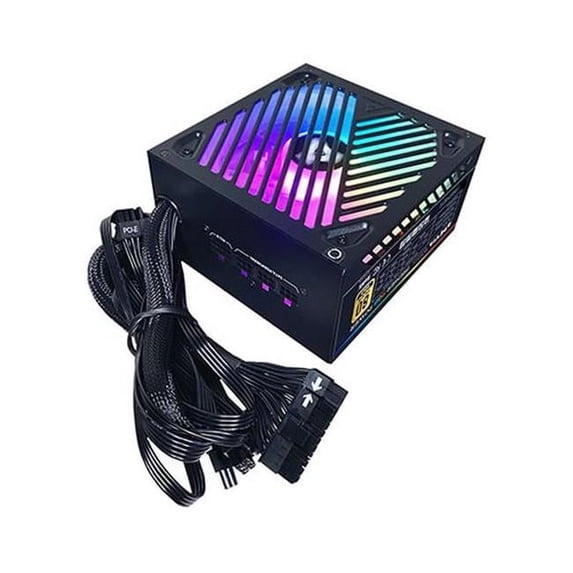 Apevia ATX-PM850W Premier 850W (No PCIe 5.0 & Gen 5 12VHPWR Connector) 80+ Gold Certified Active PFC ATX Semi-Modular Gaming Power Supply with 366 RGB Light Modes…