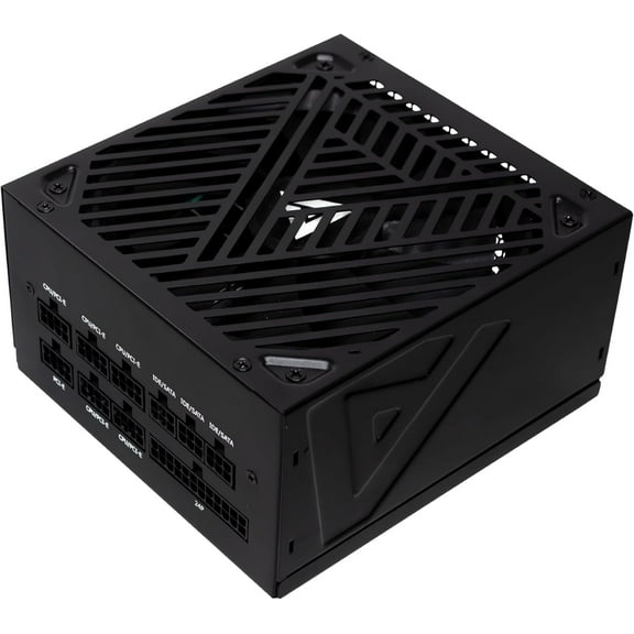 Apevia ATX-SL1200W Soul 1200W ATX 3.0 & 3.1 Compatible, Fully Modular, PCIe 5.1 12V-2x6 Connector ATX Active PFC, DC to DC Converter Design, 140mm Silent Fan, RoHS Compliance, Gaming Power Supply