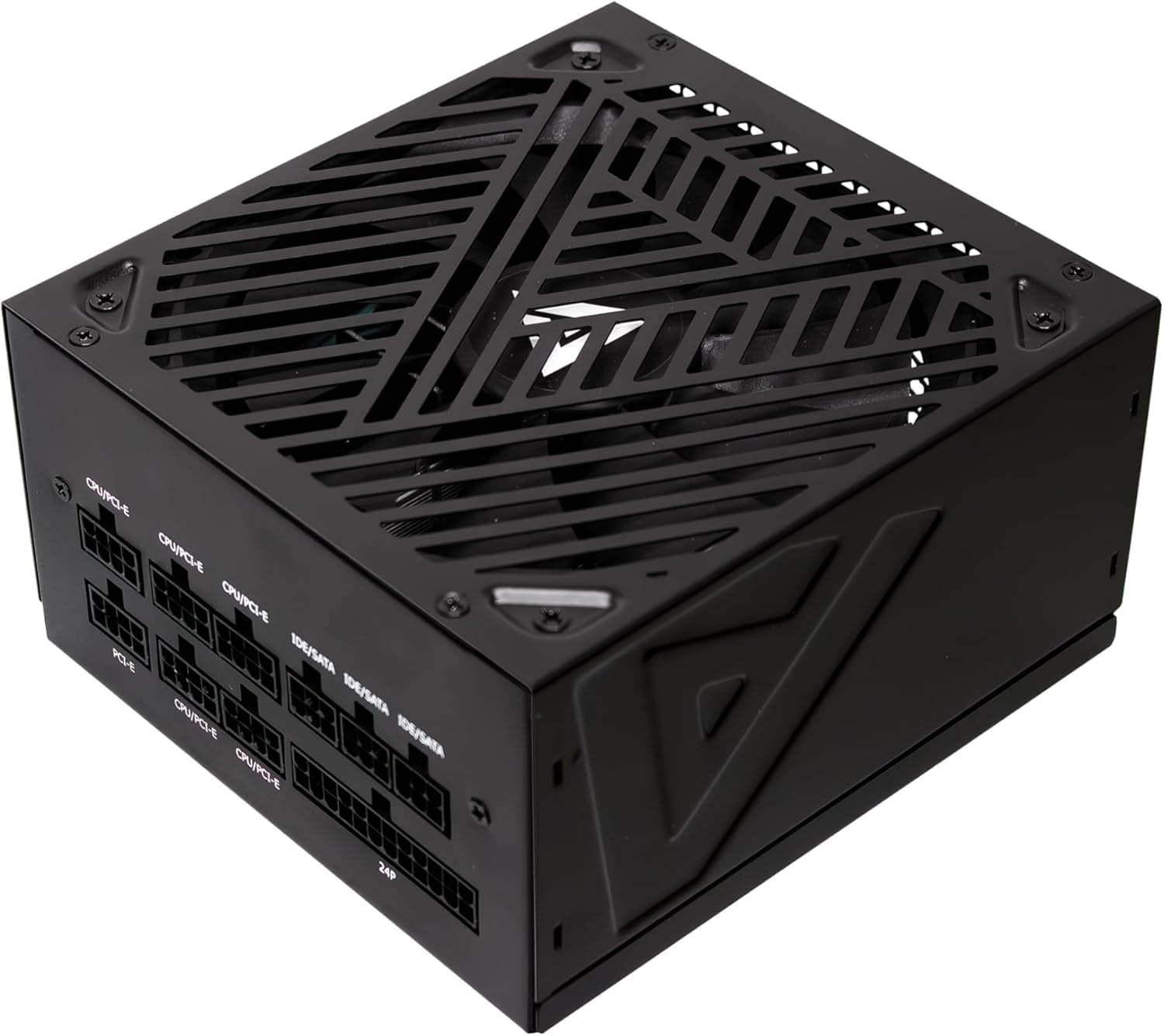 Apevia ATX-SL650W Soul 650W Fully Modular, ATX Active PFC, DC to DC Converter Design 140mm Silent Fan, RoHS Compliance, Gaming Power Supply