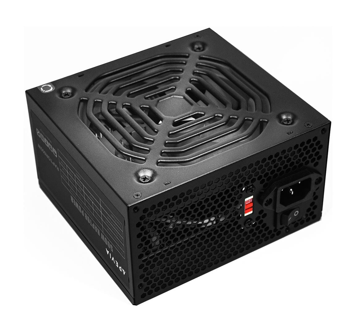 Appaviac Apevia RAPTOR500W Raptor 500W ATX Power Supply with 120MM Black Fan ...