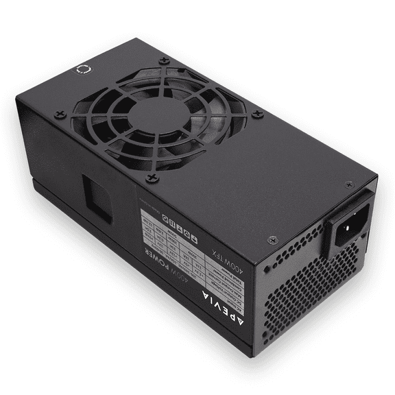 Apevia TFX-PFC400W TFX 400W Fixed Cables, Full Range Active PFC Computer Power Supply