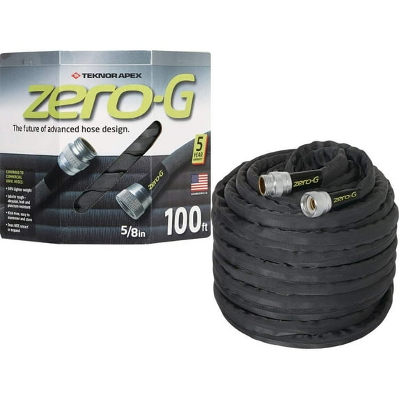 Apex 4001-100 5/8" X 100' Zero-G Lightweight Ultra Flexible Durable Kink- Free Garden Hose