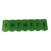 Apex 7-Day Ultra Bubble-Lok Pill Organizer (XL, Kelly Green)