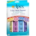 thumbnail image 1 of Apex 7-Day Medication Tray Planner Pills Organizer, 4 Pack, 1 of 7