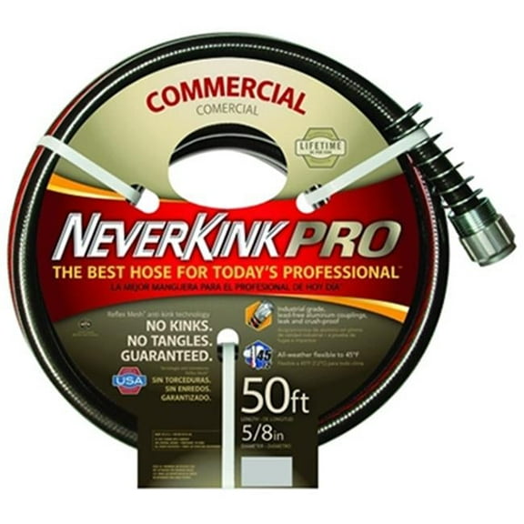 Apex 8844-50 0.63 in. ID x 50 ft. Neverkink Pro Commercial Duty Garden Hose