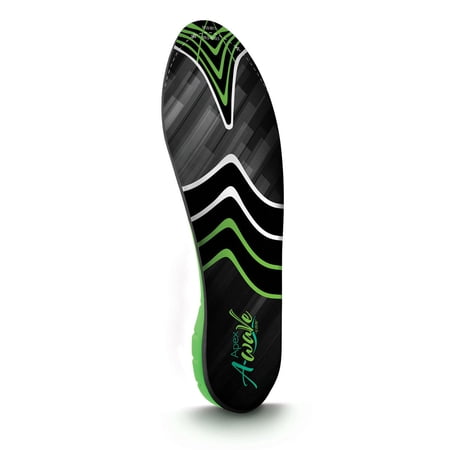 Apex A-Wave Orthotics for Low, Medium, or High Arches - Firm: Green Unisex Shoe Insoles