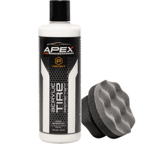 Apex Auto Products Acrylic Tire Shine & Protectant 16 fl oz with Foam Applicator