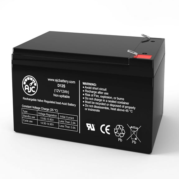 Apex Battery APX12120 12V 12Ah Sealed Lead Acid Battery - This Is an AJC Brand Replacement