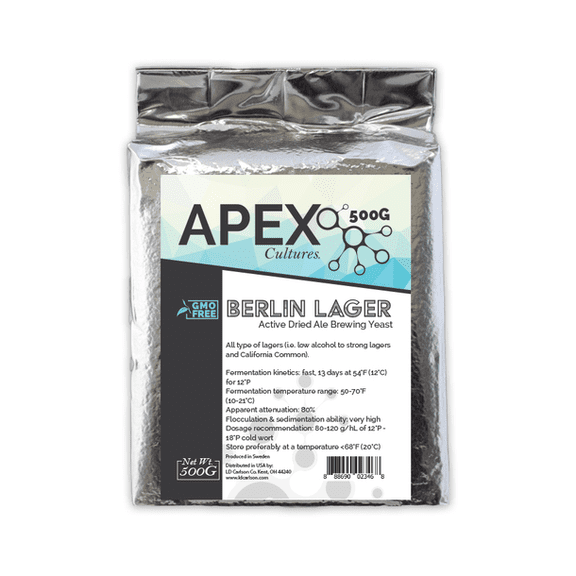 Apex Cultures Dry Brewing Yeast Berlin Lager 500g