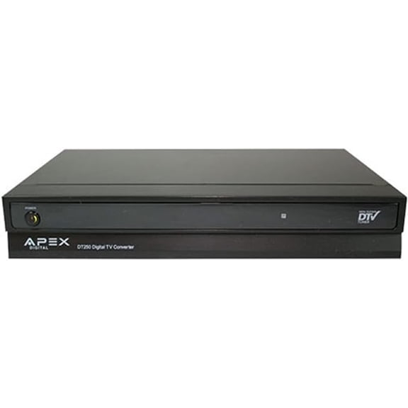 Apex DT250 Digital Converter Box with Analog Passthrough
