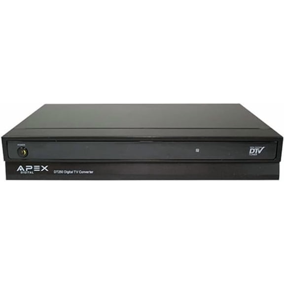 Apex DT250 Digital Converter Box with Analog Passthrough