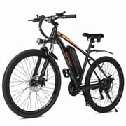 Apex Electric Bike for Adults, 27.5 Electric Mountain Bike with 21-Speed, Peak 1200W Motor 28MPH Top Speed,Black with Fender