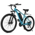 thumbnail image 1 of Actbest Apex Electric Bike for Adults, 27.5" Electric Mountain Bike with 21-Speed, Peak 1200W Motor 28MPH Top Speed,(Blue) with Fender, 1 of 7
