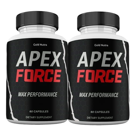 Apex Force Supplemement, High Potency Pills, All Natural Formula for Men ApexForce Capsules, 2 Month Supply (2 Pack)