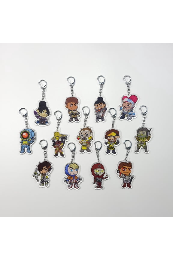 Apex Legends Acrylic Charm Master Listing Keychain, Apex Legends, Gaming Gift, Fan Art, Cute Ita Bag Charm (1 keychain)