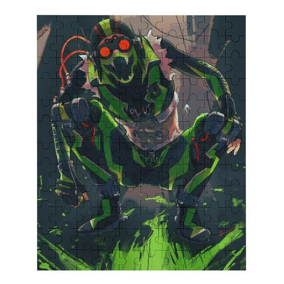 Apex Legends Jigsaw Puzzle, Wood Puzzles Adult, 120 PCS Jigsaw Puzzle Perfect for Game Nights