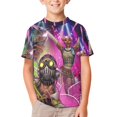thumbnail image 1 of Apex Legends Kids Short Sleeve Tee Shirt Novelty Crewneck T-Shirts Unisex Summer Blouse Tops for Boys Girls 120CM, 1 of 8