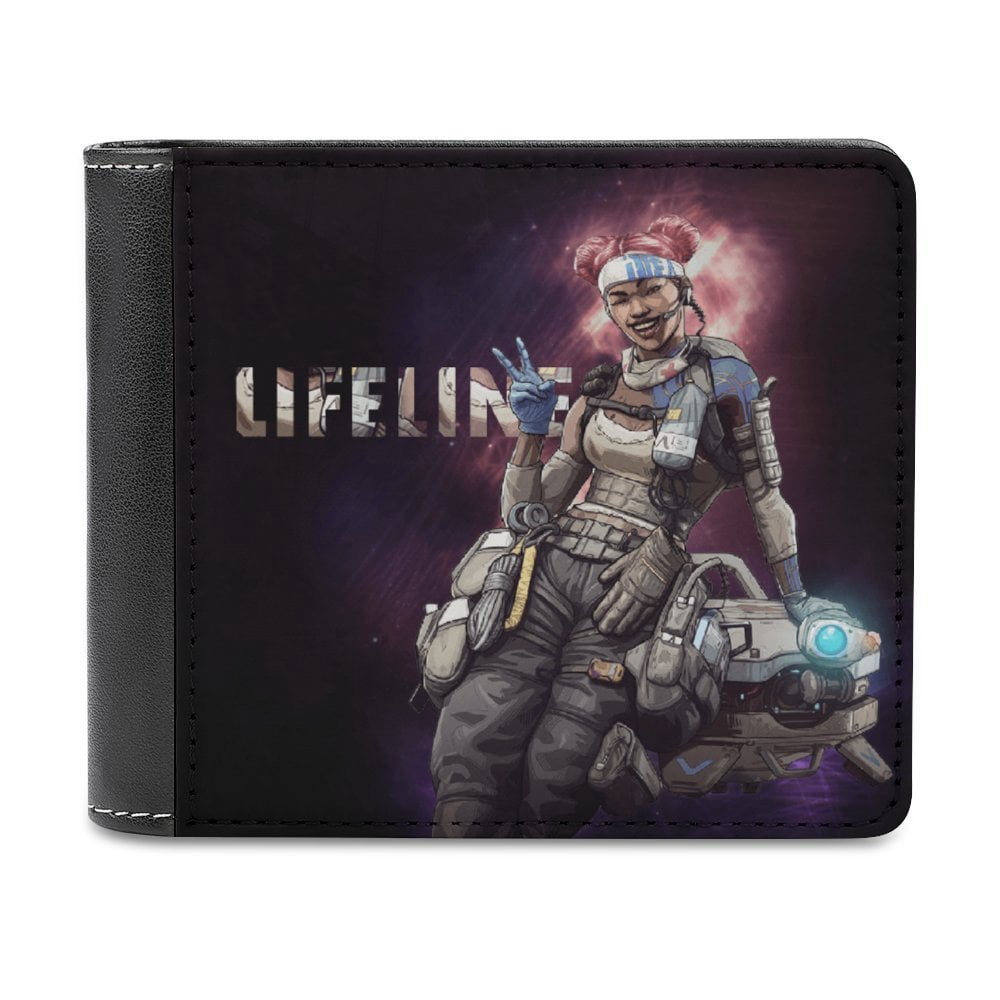 Apex Legends Lifeline Slim Bifold Wallet Purse Leather Wallets for Men ...
