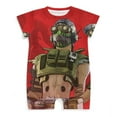 thumbnail image 1 of Apex Legends Octane Baby Romper Short Sleeve Bodysuits Soft Rompers Summer Clothes One-Piece Jumpsuits Outfits 12-18M, 1 of 7