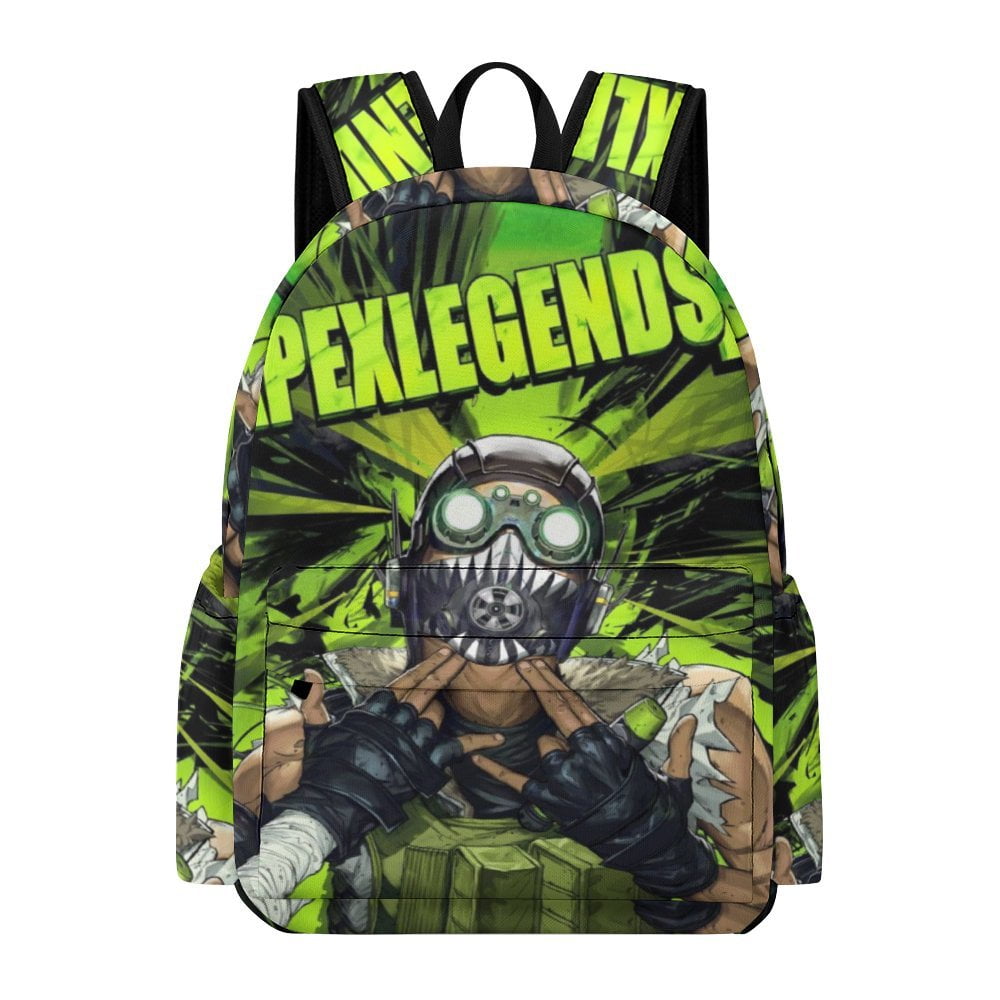 apex octane little kids backpack Legends Hit and Run 6 Inch Action Figure laptop/hydration sleeve Speed Racecars Medium Kids Backpack
