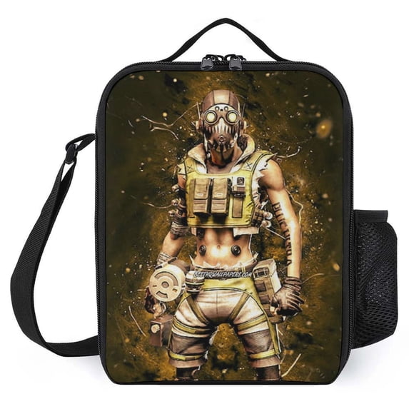 Apex Legends Octane Lunch Tote Bag Reusable Bento Bag Lunch Box Insulated Cooler Bag Adjustable Shoulder Bag