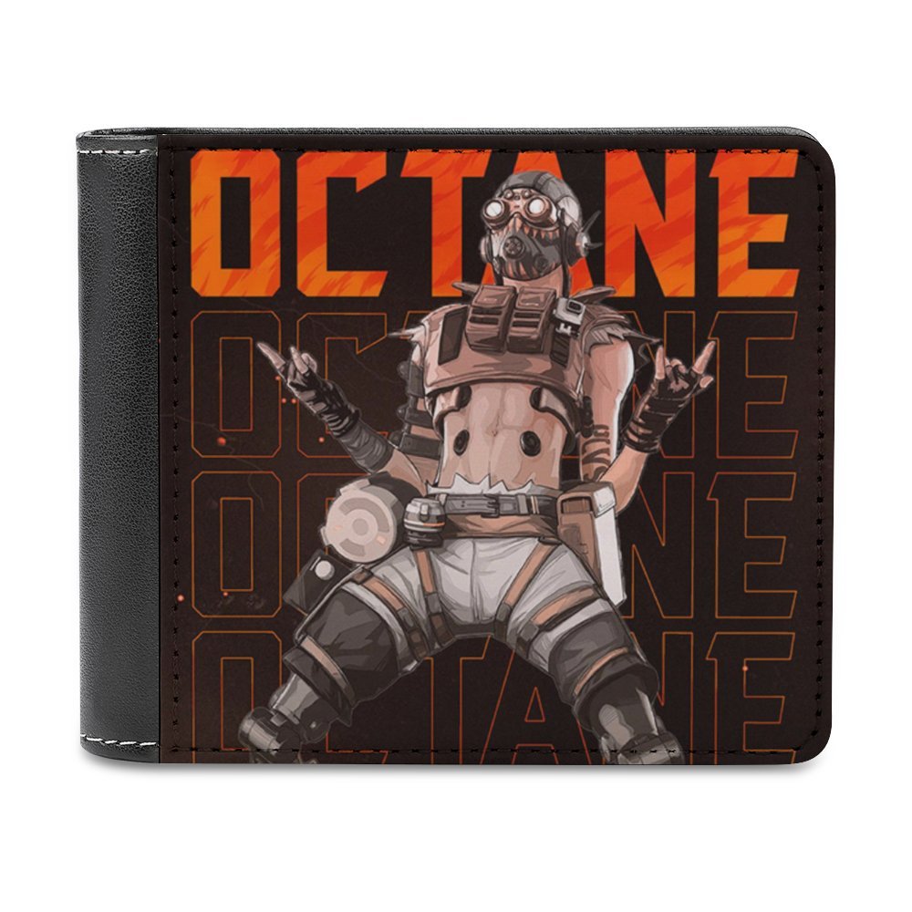 Apex Legends Octane Slim Bifold Wallet Purse Leather Wallets for Men ...