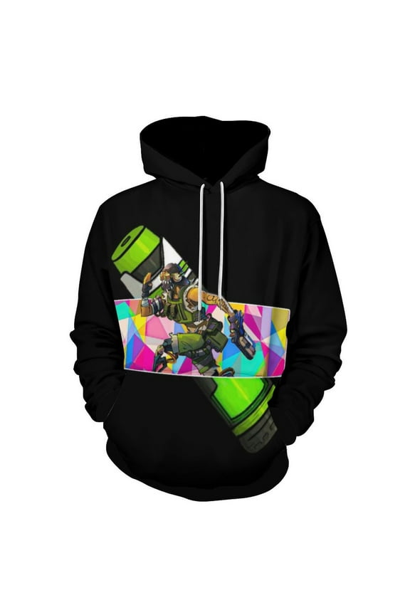 Apex Legends Octane Unisex Sweatshirts Loose Pullover Sweater Hooded Hoodie 3D Printing Jacket Winter Fall Clothes 2XL