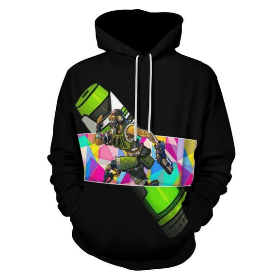 Apex Legends Octane Unisex Sweatshirts Loose Pullover Sweater Hooded Hoodie 3D Printing Jacket Winter Fall Clothes 5XL