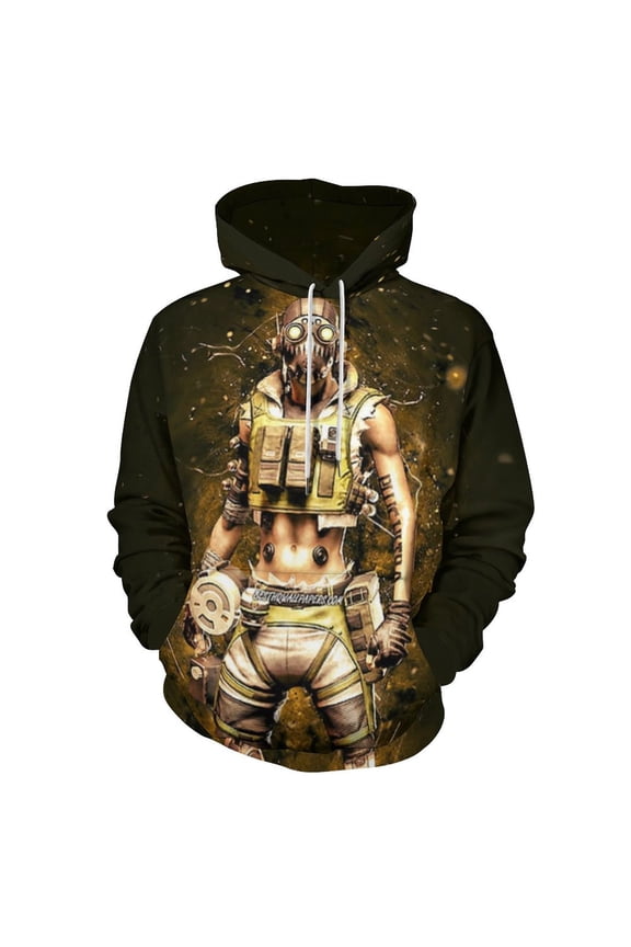 Apex Legends Octane Unisex Sweatshirts Loose Pullover Sweater Hooded Hoodie 3D Printing Jacket Winter Fall Clothes XL