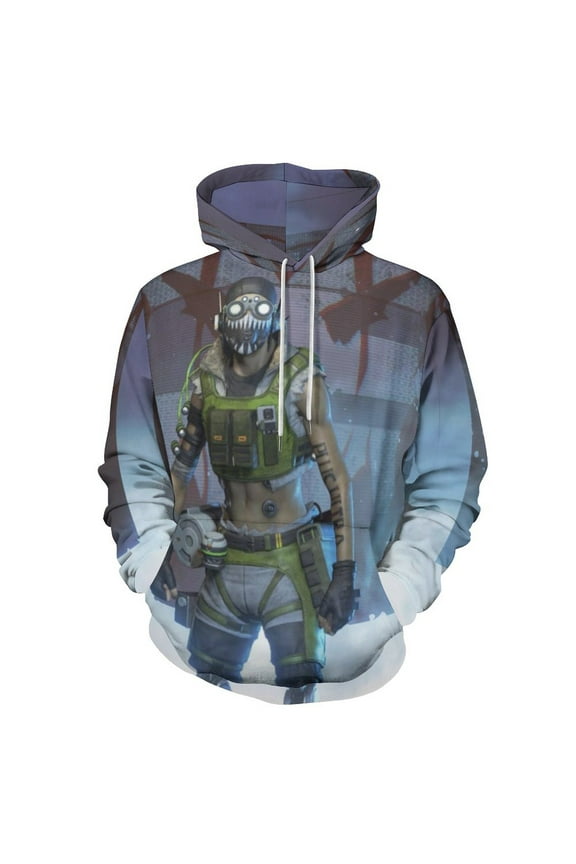 Apex Legends Octane Unisex Sweatshirts Loose Pullover Sweater Hooded Hoodie 3D Printing Jacket Winter Fall Clothes XL