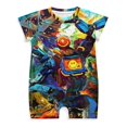 thumbnail image 1 of Apex Legends Pathfinder Baby Romper Short Sleeve Bodysuits Soft Rompers Summer Clothes One-Piece Jumpsuits Outfits 0-3M, 1 of 7