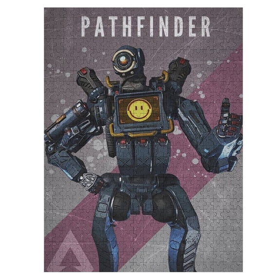 Apex Legends Pathfinder Jigsaw Puzzle, Wood Puzzles Adult, 500 PCS Jigsaw Puzzle Perfect for Game Nights