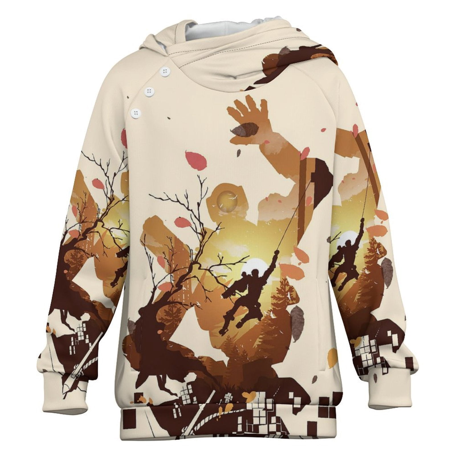 Apex Legends Pathfinder Kids Hoodie Raglan Sleeve Hooded Snap ...
