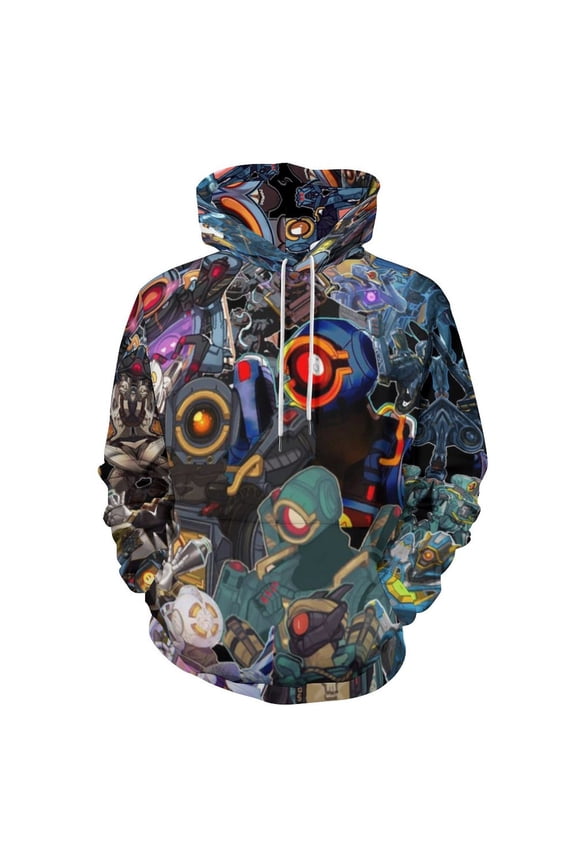 Apex Legends Pathfinder Unisex Sweatshirts Loose Pullover Sweater Hooded Hoodie 3D Printing Jacket Winter Fall Clothes 6XL