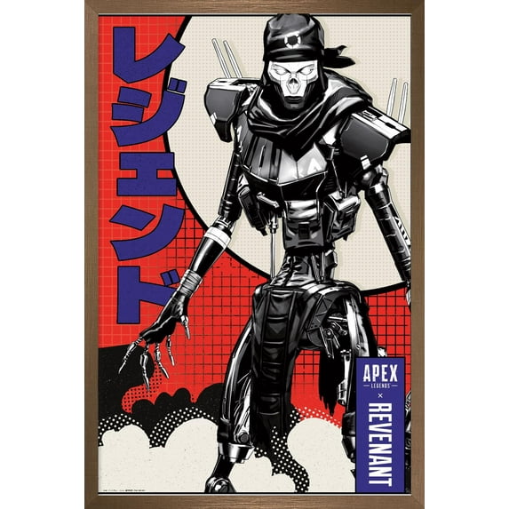 Apex Legends - Revenant Manga Wall Poster, 22.375" x 34" Framed