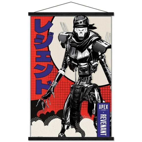 Apex Legends - Revenant Manga Wall Poster with Magnetic Frame, 22.375" x 34"