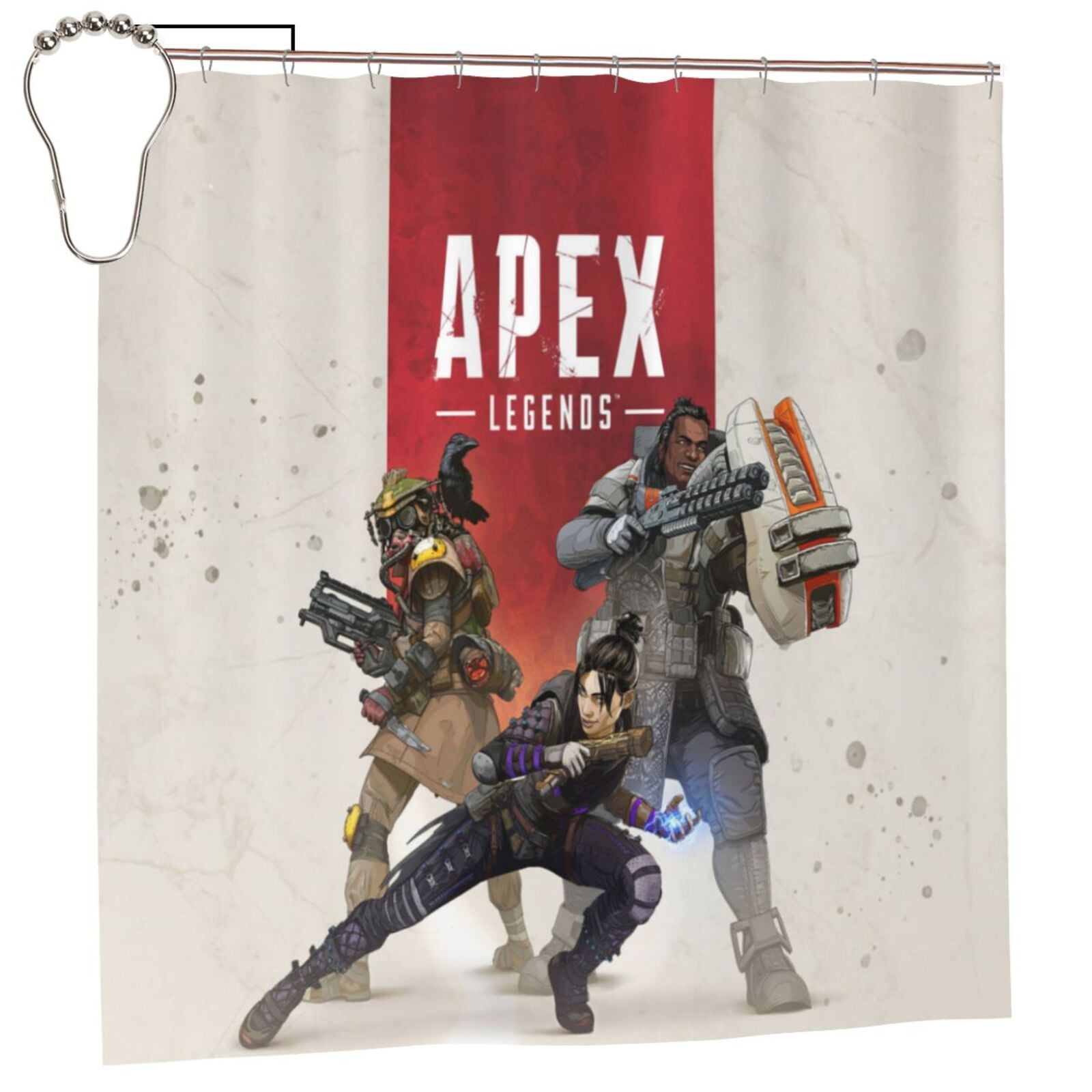 Apex Legen-d Shower Curtain Cartoon Decorative Bath Curtain Anime ...