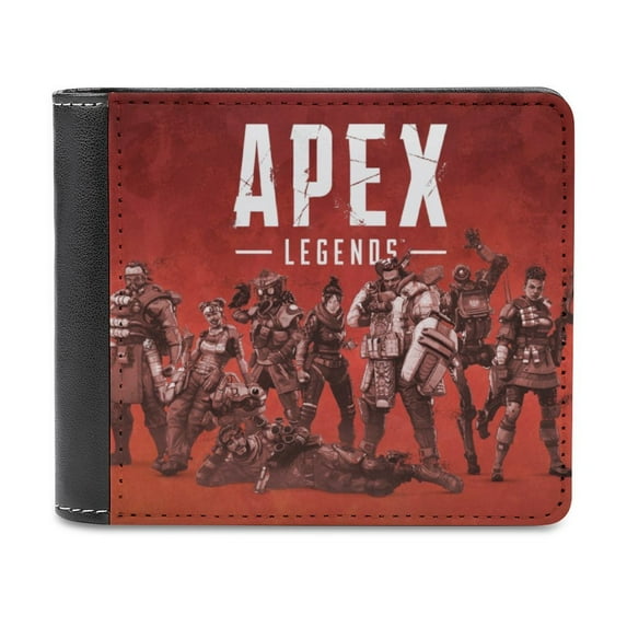 Apex Legends Slim Bifold Wallet Purse Leather Wallets for Men Women Card Holder Wallets - Thin & Stylish